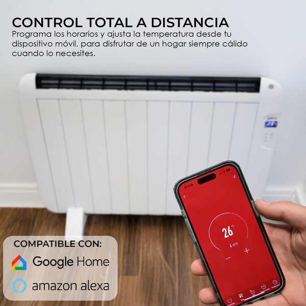 Emisor térmico de aluminio de 1500W