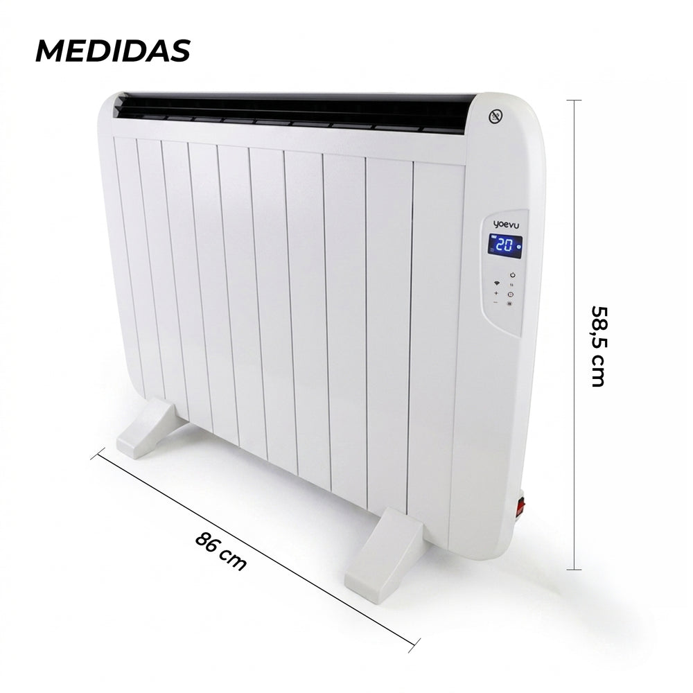 Emisor Térmico de Aluminio 1500W con WiFi