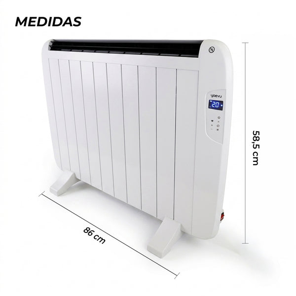 Emisor Térmico de Aluminio 1500W con WiFi