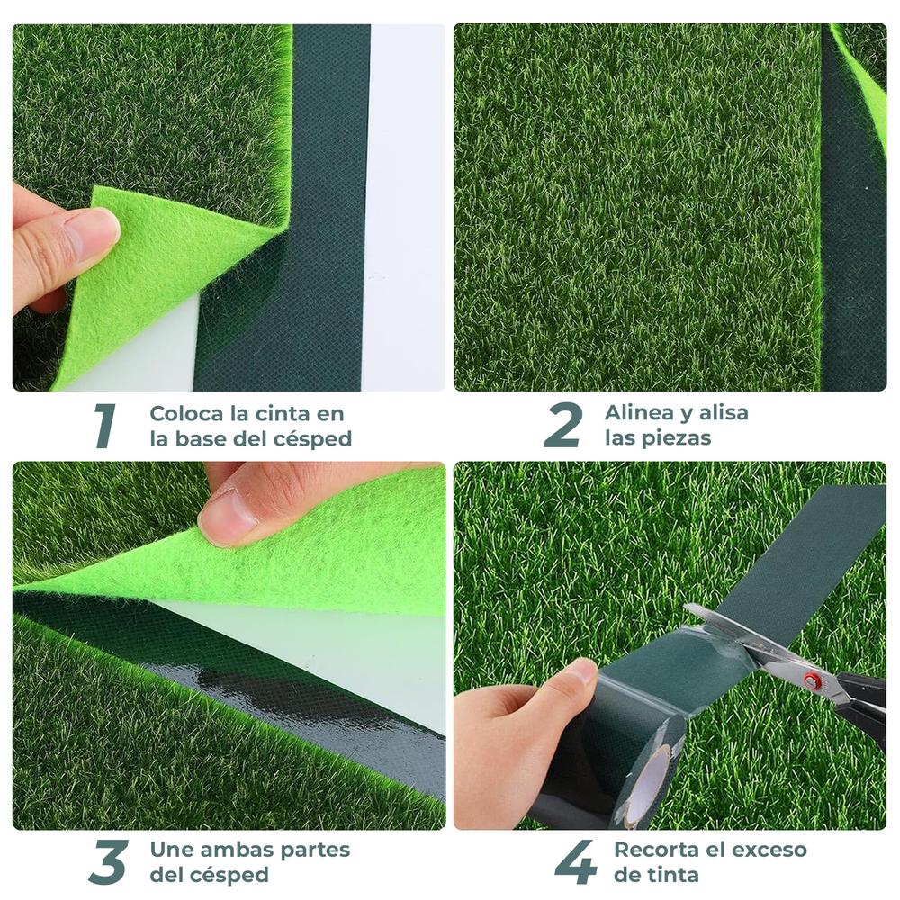 Cinta adhesiva césped artificial doble cara