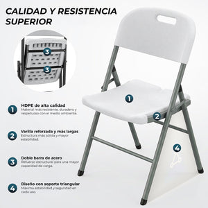 Pack 2 Sillas Plegables