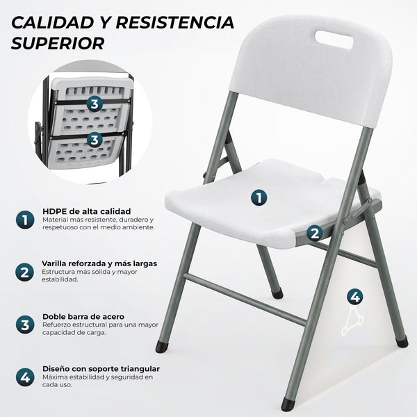 Pack 2 Sillas Plegables