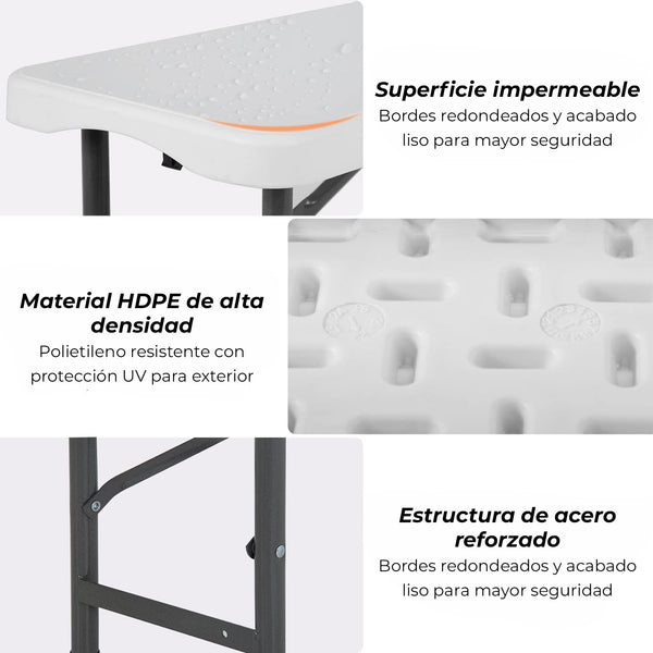 Banco plegable portátil 183 cm