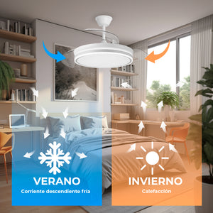 Ventilador de Techo con Luz LED y WiFi | EOS PLUS