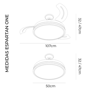 Spartan One Ceiling Fan 