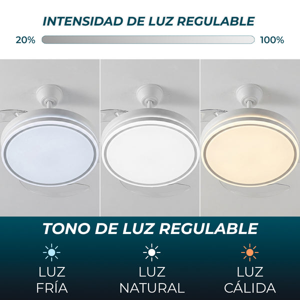 Ventilador de Techo con Luz LED y WiFi | EOS PLUS