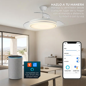 Ventilador de Techo con Luz LED y WiFi | EOS PLUS