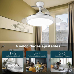 Ventilador de techo inteligente EOS