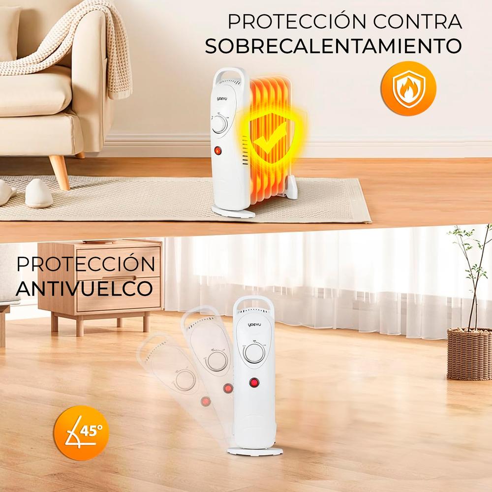 Mini Radiador de Aceite 1000W