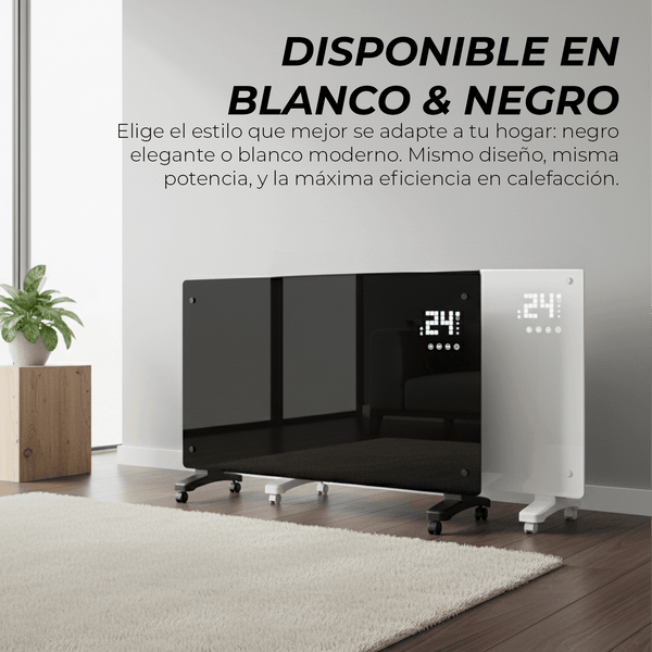 Emisor térmico de cristal 2500W