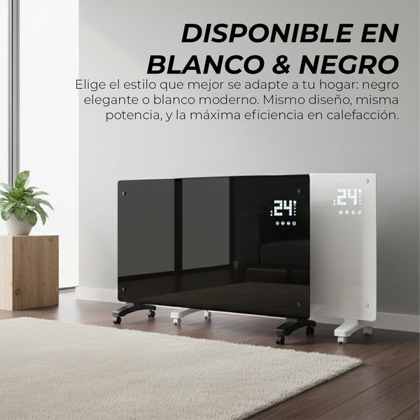 Emisor térmico de cristal 2500W