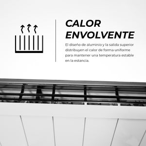 Emisor Térmico de Aluminio 2000W con WiFi