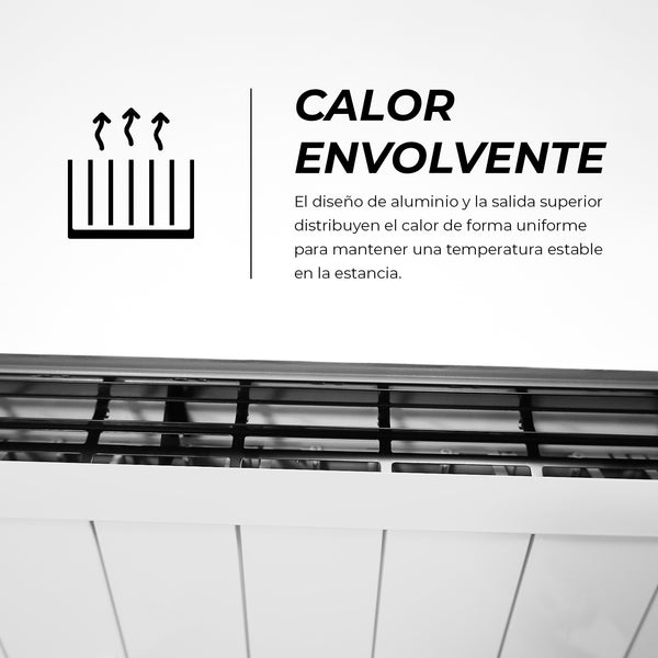 Emisor Térmico de Aluminio 2000W con WiFi
