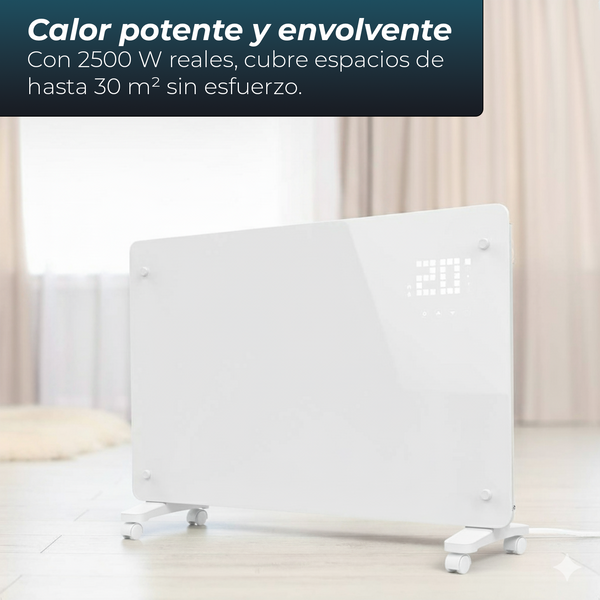 Emisor térmico de cristal 2500W