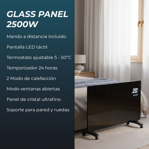 Emisor térmico de cristal 2500W