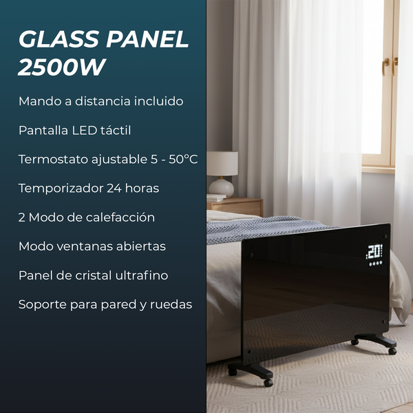 Emisor térmico de cristal 2500W