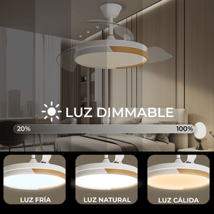 Ventilador de techo NATURE WHITE