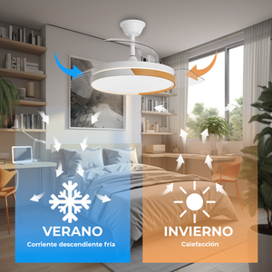 Ventilador de techo NATURE WHITE