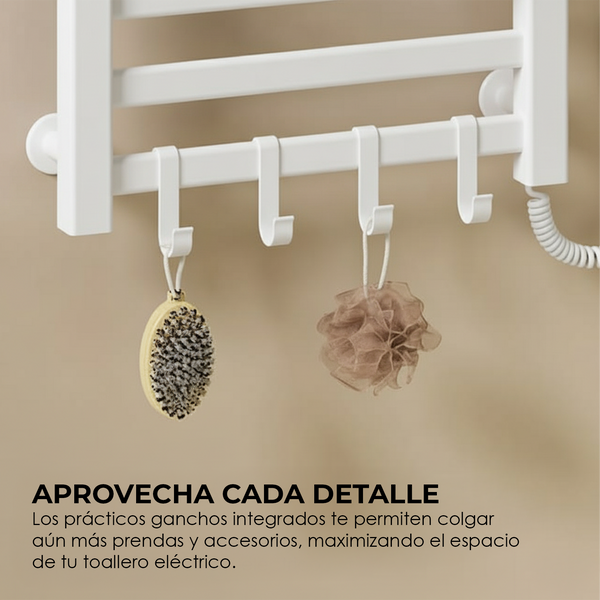 Toallero Eléctrico WiFi 100W con estante