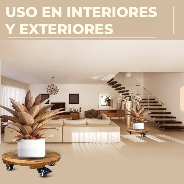 Pack de 2 soportes para plantas