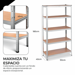 Estantería de Almacenaje Acero Galvanizado