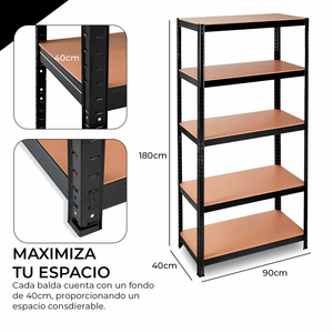 Estantería de Almacenaje Acero Galvanizado