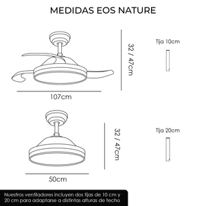 Ventilador de techo NATURE