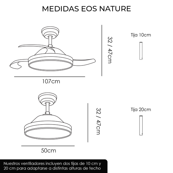 Ventilador de techo NATURE