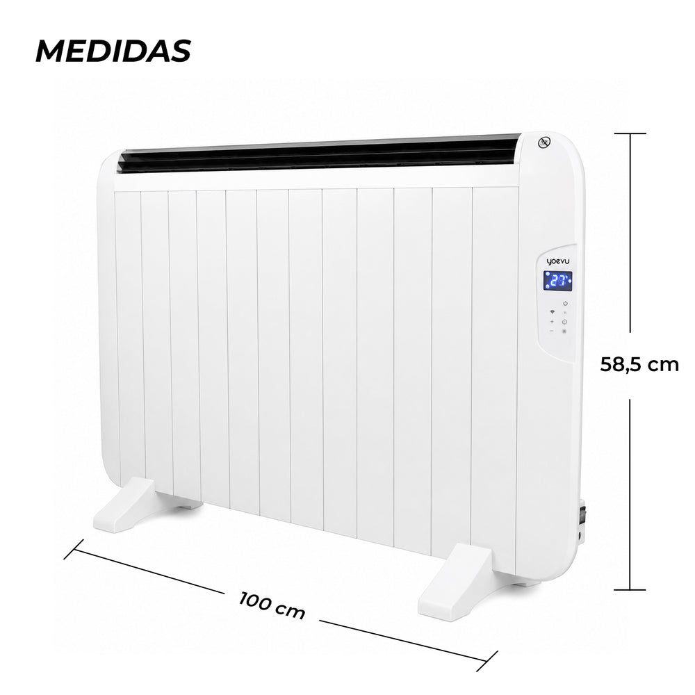 Emisor Térmico de Aluminio 2000W con WiFi