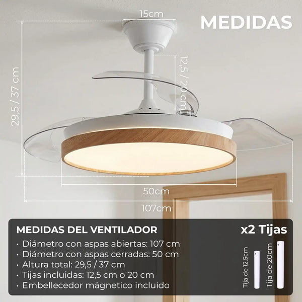 Ventilador de techo NATURE