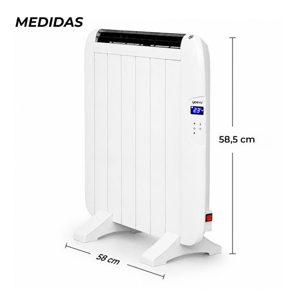 Emisor Térmico de Aluminio 900W con WiFi