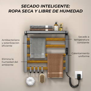 Toallero Eléctrico WiFi 100W con estante